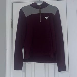 PINK quarter zip hoodie